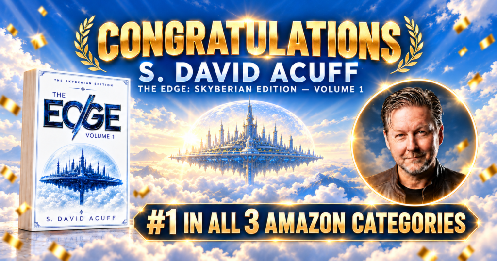 Congrats, David: The Edge just punched through the clouds Congratulations S. David Acuff, The Edge: Skyberian Edition Volume 1, #1 in all 3 Amazon categories