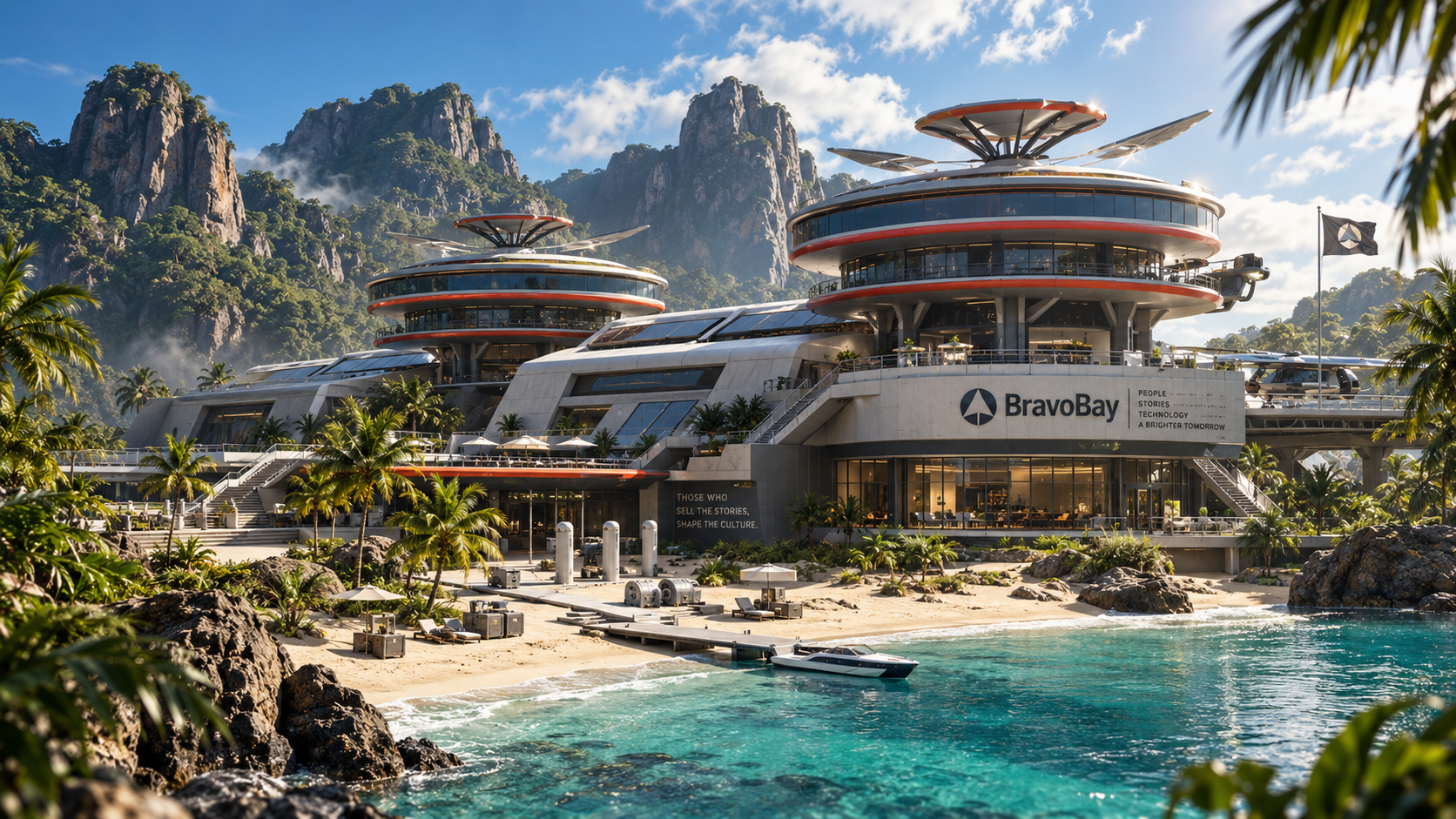 Arnold at the controls as chaos erupts at BravoBay HQ